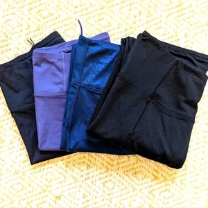Lot of 4: Full Length Running Tights